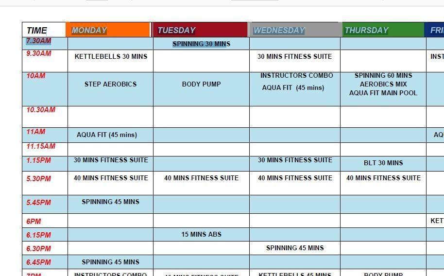 fitness-timetable-1 - ALSAA